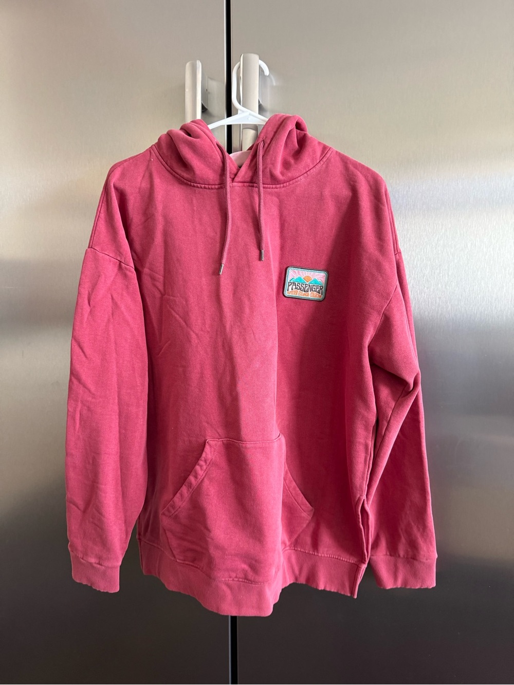 Passenger Brand salmon colored Pullover Hoodie - Men's Casual Sweatshirt medium